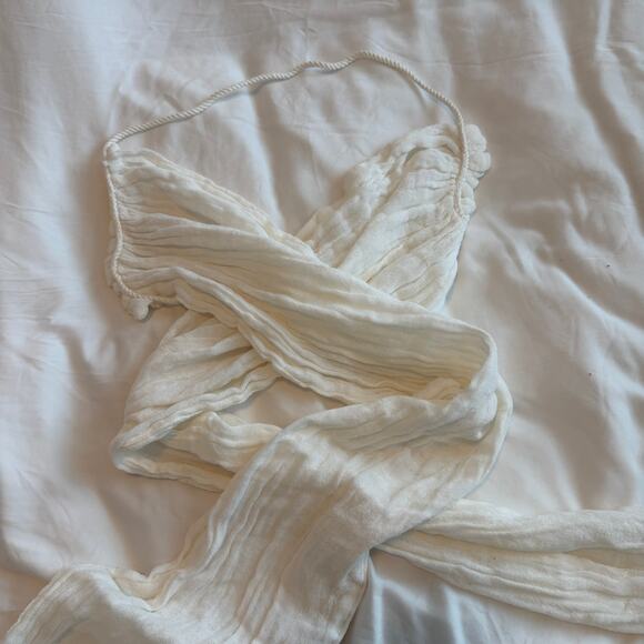 Jen’s Pirate Booty Appolonia Wrap Top White Boho Size XS - Picture 4 of 7